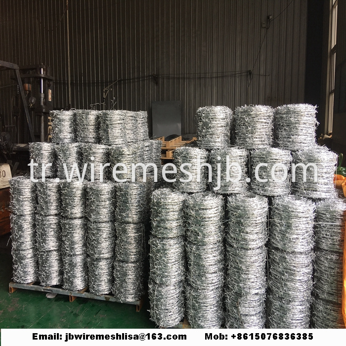 Galvanized and PVC Coated Barbed Wire